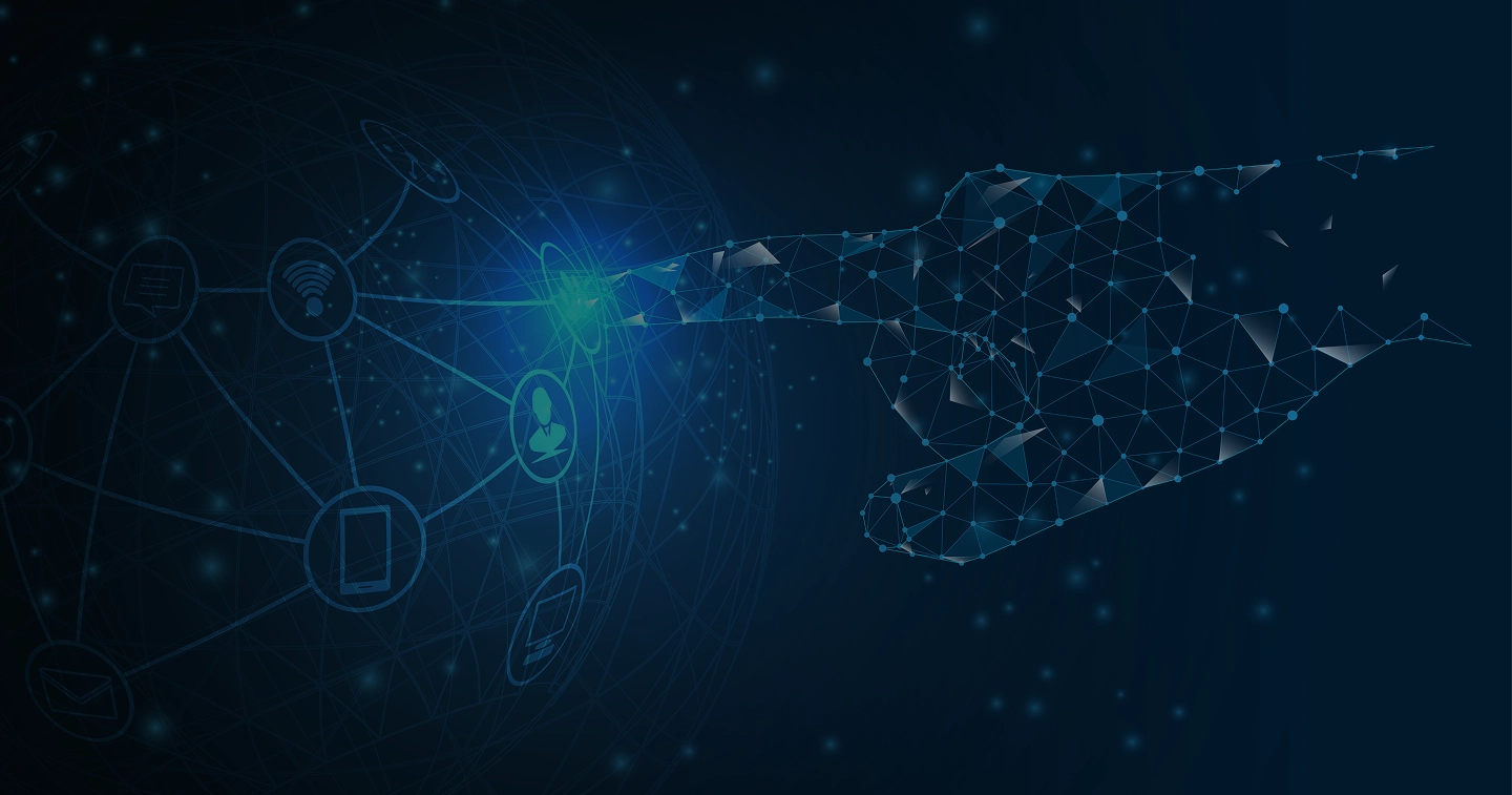 Grafica di sfondo della pagina contatti di Stratiosynq