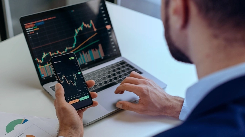 Dashboard di trading IA di Stratiosynq